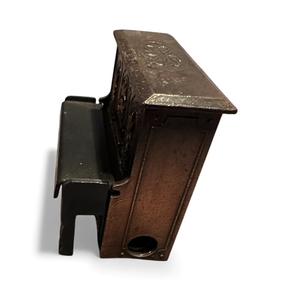 Set Of Three Vintage Bronze Color Metal Pencil Sharpeners Sewing, Truck, Piano - Picture 11 of 11